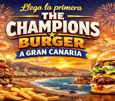 De eerste The Champions Burger komt naar Gran Canaria onder het motto ‘Island Edition’